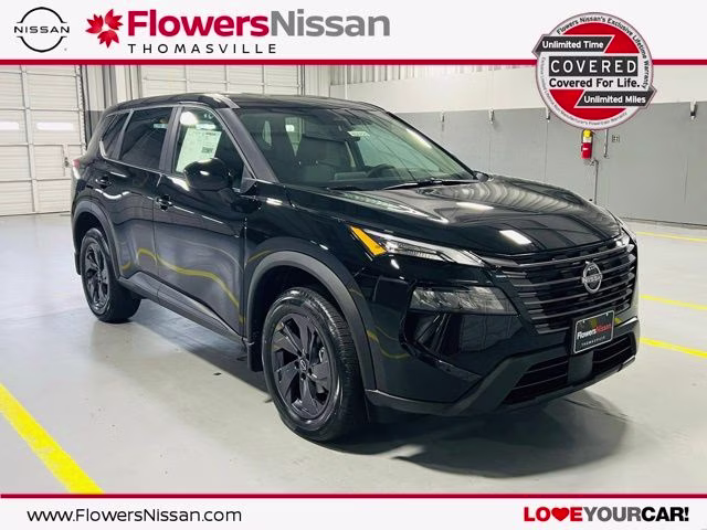 2026 Super Black Nissan Rogue SV FWD SUV