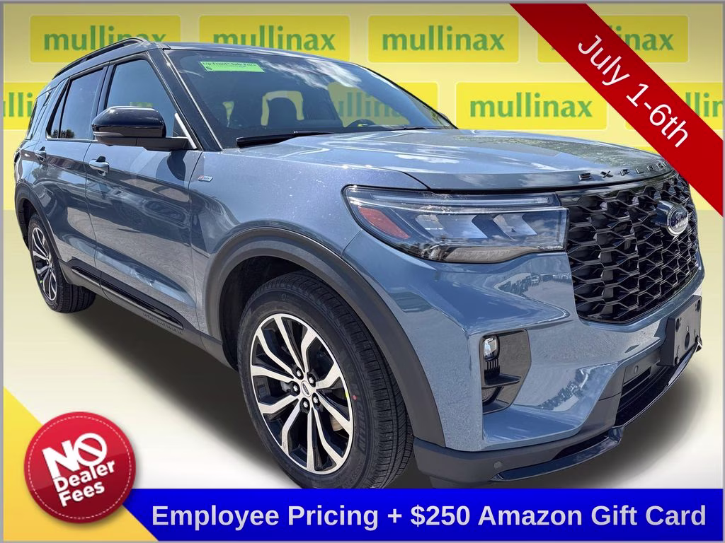 2026 Vapor Blue Metallic Ford Explorer ST-Line RWD SUV