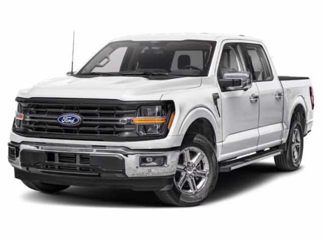 2025 Space White Metallic Ford F-150 XLT Black Widow 4X4 Truck