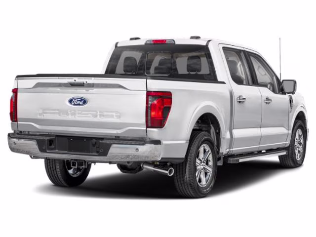 2025 Space White Metallic Ford F-150 XLT Black Widow 4X4 Truck