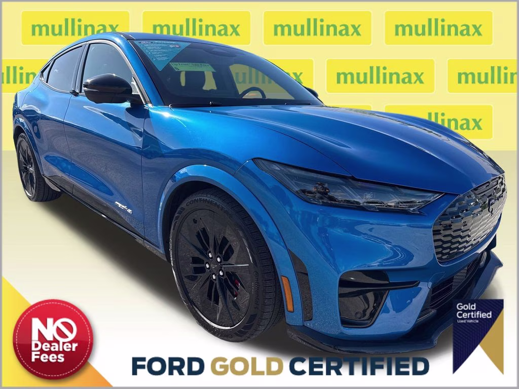 2025 Velocity Blue Metallic Ford Mustang Mach-E GT AWD SUV