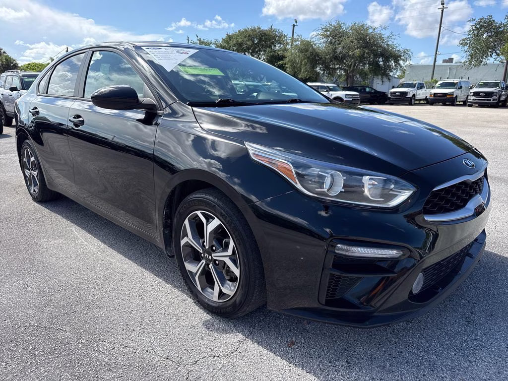 2021 Aurora Black Pearl Kia Forte LXS FWD Sedan