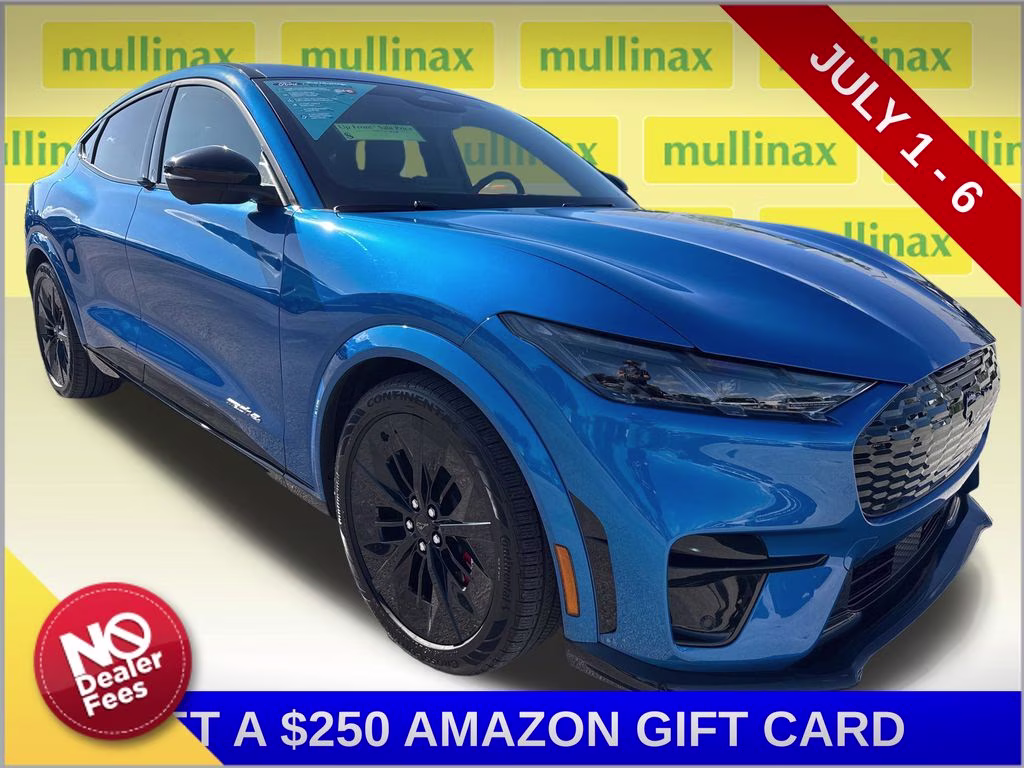 2025 Velocity Blue Metallic Ford Mustang Mach-E GT AWD SUV