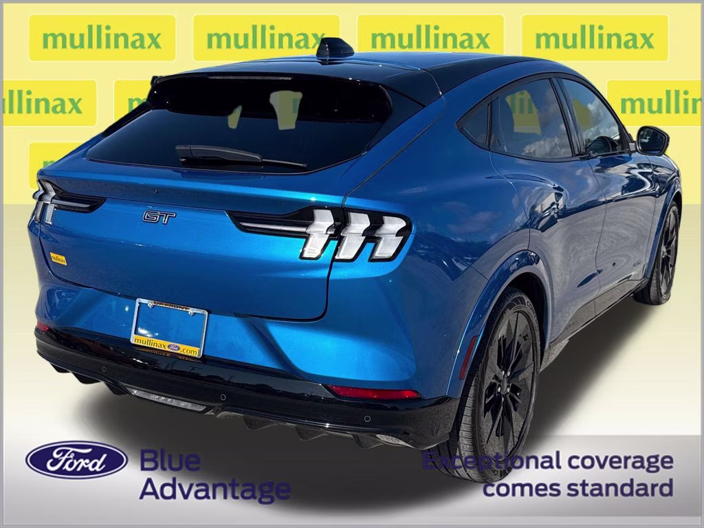 2025 Velocity Blue Metallic Ford Mustang Mach-E GT AWD SUV