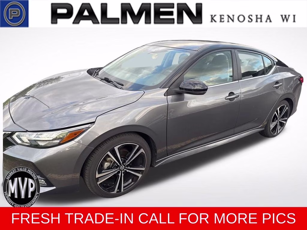 2021 Gun Metallic/Super Black Nissan Sentra SR FWD Sedan