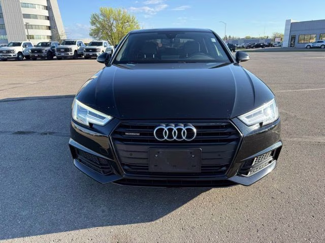 2018 Brilliant Black Audi A4 2.0T Premium Plus AWD Sedan