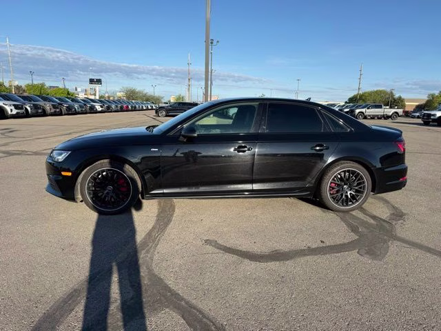 2018 Brilliant Black Audi A4 2.0T Premium Plus AWD Sedan