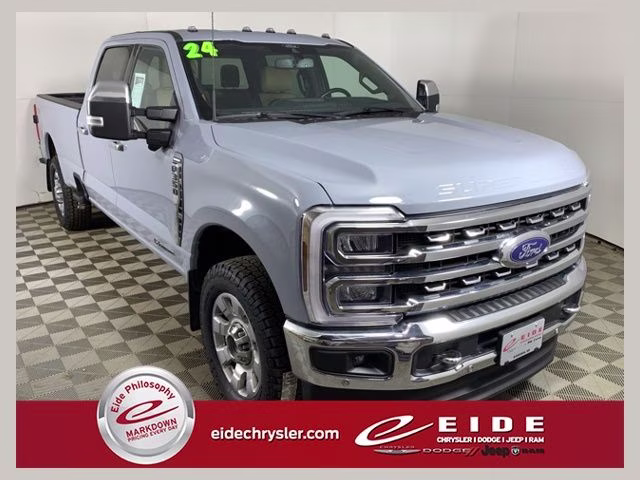 2024 Glacier Gray Metallic TriCoat Ford Super Duty F-350 SRW Lariat 4X4 Truck