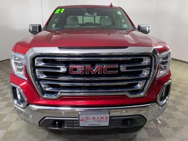2021 Cayenne Red Tintcoat GMC Sierra 1500 SLT 4X4 Truck