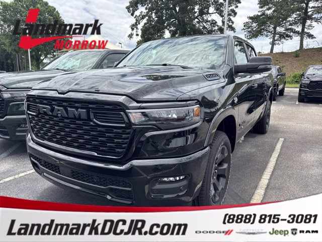 2026 Diamond Black Crystal Pearlcoat Ram 1500 Big Horn 4X4 Truck