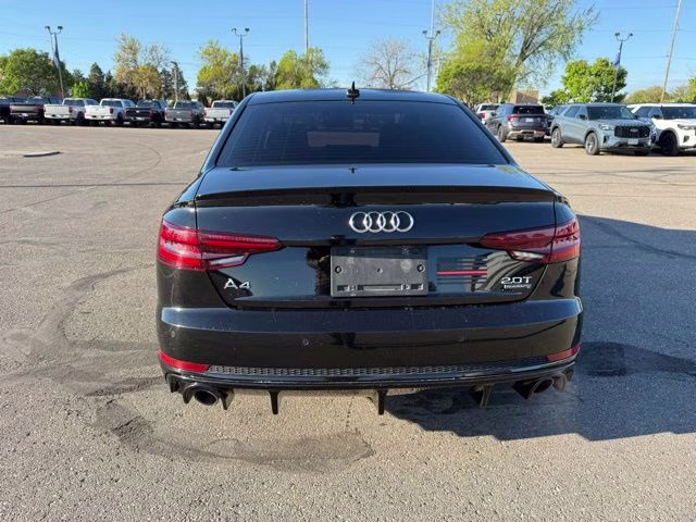 2018 Brilliant Black Audi A4 2.0T Premium Plus AWD Sedan
