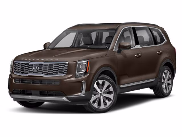 2021 Black Copper Kia Telluride S AWD SUV
