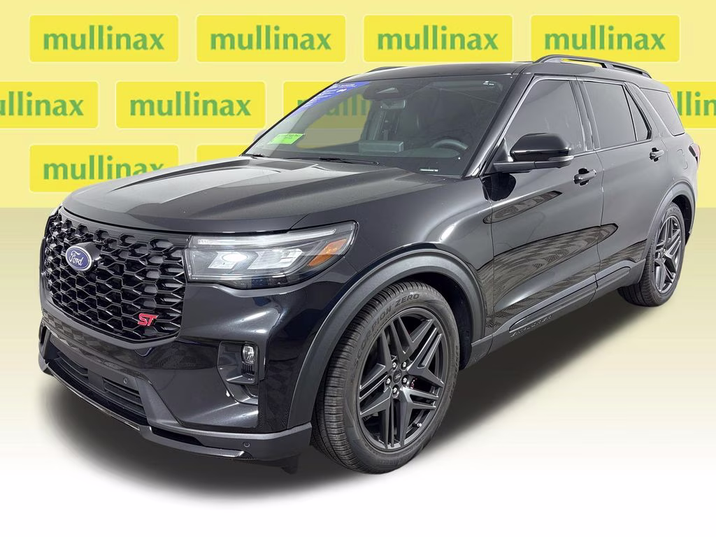 2025 Black Metallic Ford Explorer ST 4X4 SUV