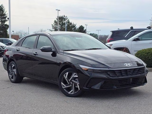 2025 Abyss Black Hyundai Elantra Hybrid SEL Sport FWD Sedan