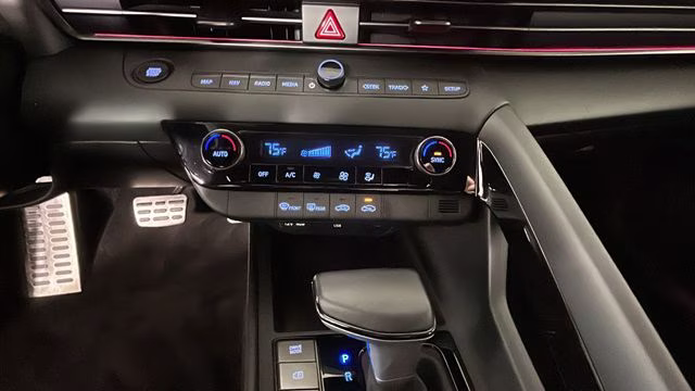 2025 Abyss Black Hyundai Elantra Hybrid SEL Sport FWD Sedan