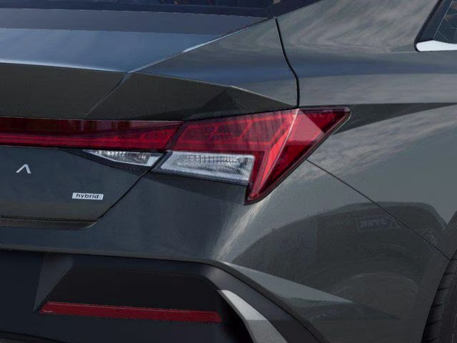 2025 Amazon Gray Hyundai Elantra Hybrid Limited FWD Sedan