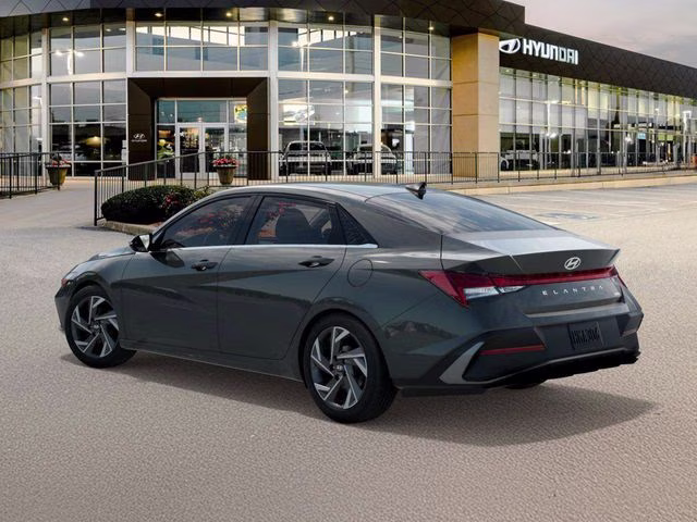 2025 Amazon Gray Hyundai Elantra Hybrid Limited FWD Sedan