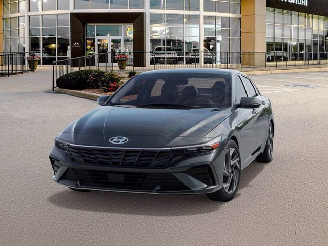 2025 Amazon Gray Hyundai Elantra Hybrid Limited FWD Sedan