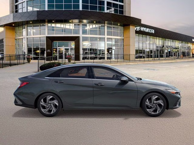 2025 Amazon Gray Hyundai Elantra Hybrid Limited FWD Sedan