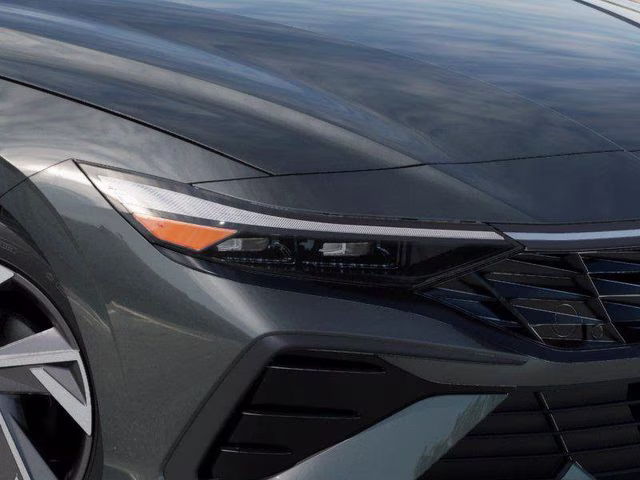 2025 Amazon Gray Hyundai Elantra Hybrid Limited FWD Sedan