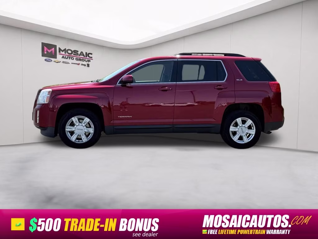 2015 Crystal Red Tintcoat GMC Terrain SLE-2 AWD SUV