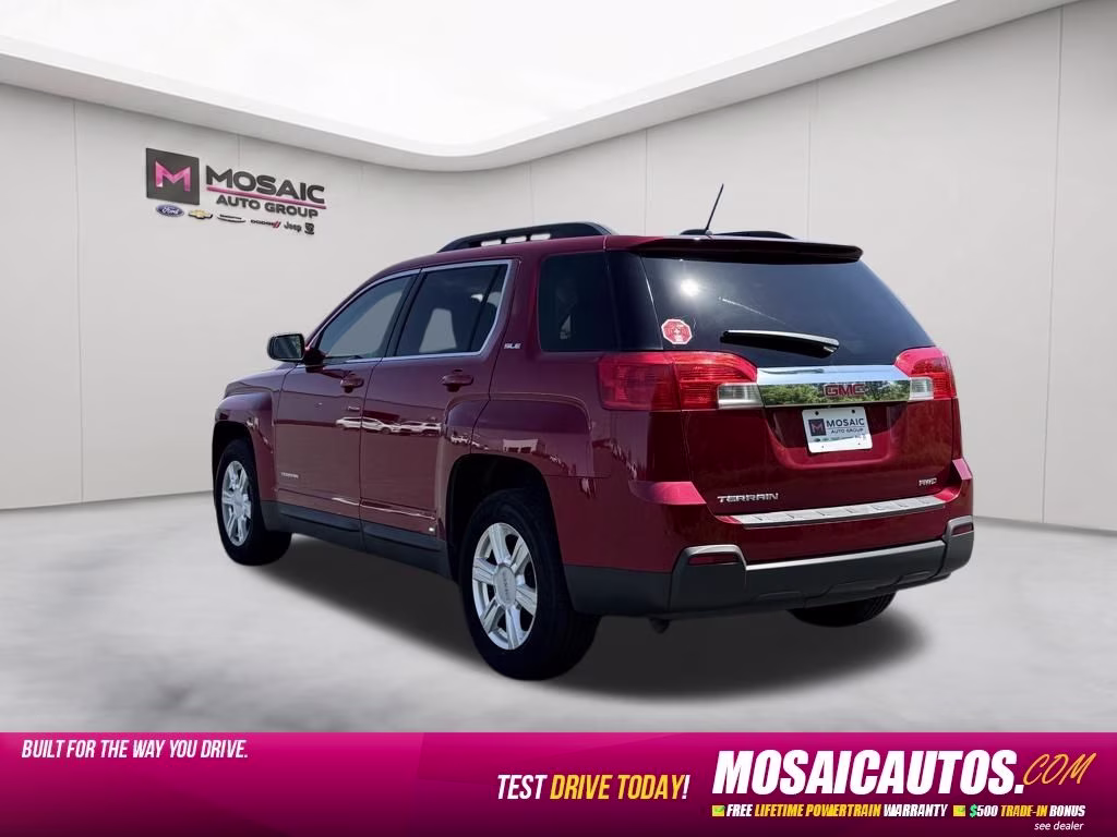 2015 Crystal Red Tintcoat GMC Terrain SLE-2 AWD SUV