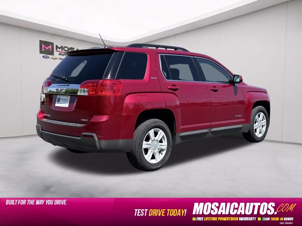 2015 Crystal Red Tintcoat GMC Terrain SLE-2 AWD SUV