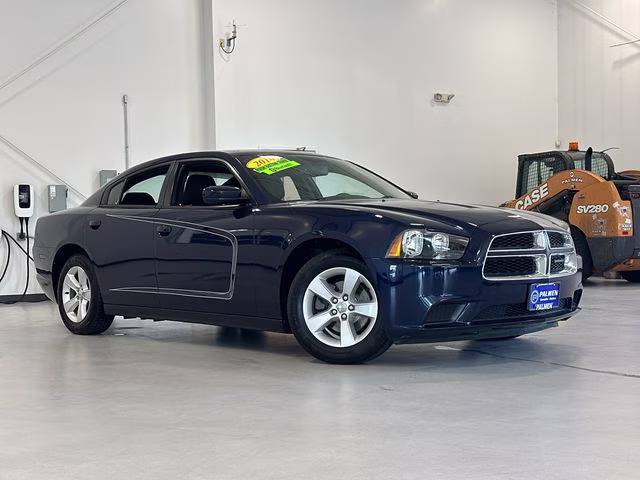 2014 Jazz Blue Pearlcoat Dodge Charger SE RWD Sedan