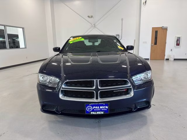 2014 Jazz Blue Pearlcoat Dodge Charger SE RWD Sedan