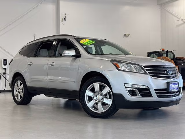 2017 Silver Ice Metallic Chevrolet Traverse Premier FWD SUV