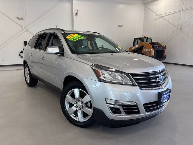 2017 Silver Ice Metallic Chevrolet Traverse Premier FWD SUV