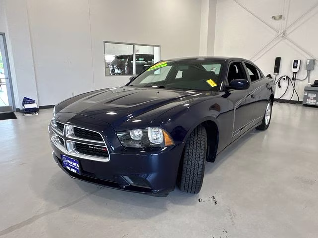 2014 Jazz Blue Pearlcoat Dodge Charger SE RWD Sedan