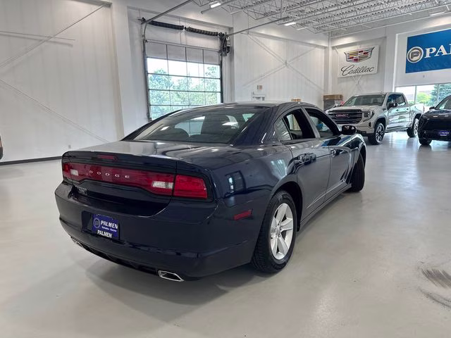 2014 Jazz Blue Pearlcoat Dodge Charger SE RWD Sedan