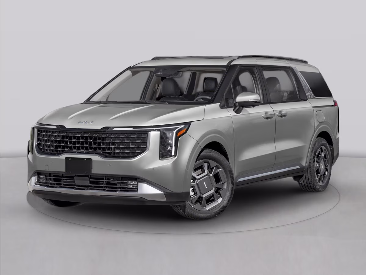 2026 Ivory Silver Kia Carnival Hybrid EX FWD Van