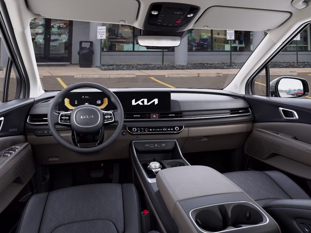 2026 Ivory Silver Kia Carnival Hybrid EX FWD Van