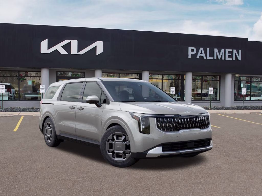 2026 Ivory Silver Kia Carnival Hybrid EX FWD Van