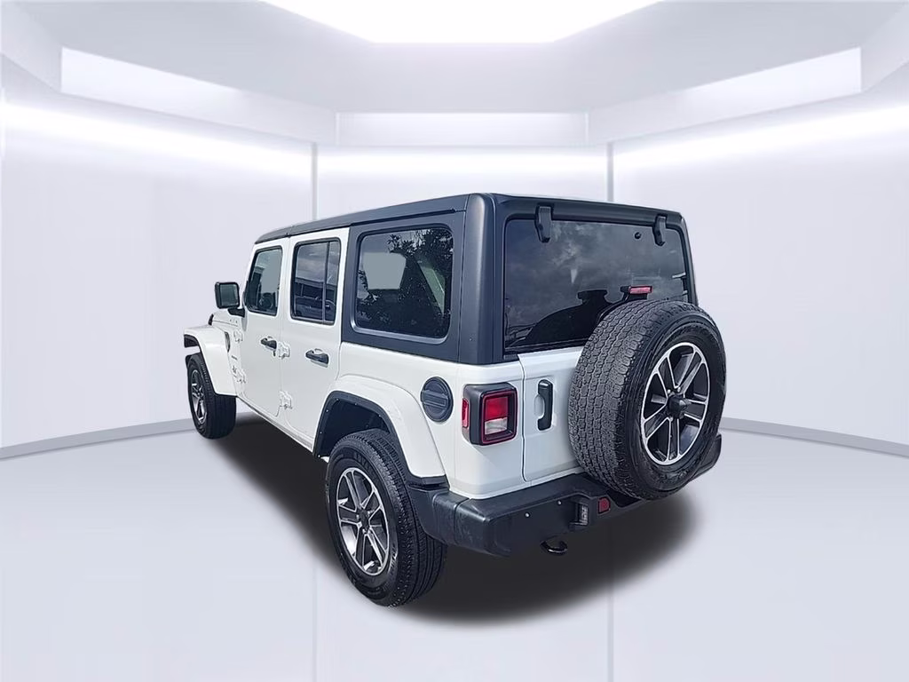 2023 White Jeep Wrangler Sahara 4X4 SUV