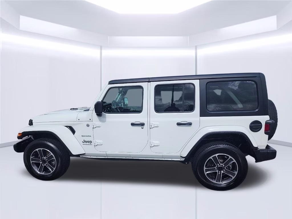 2023 White Jeep Wrangler Sahara 4X4 SUV