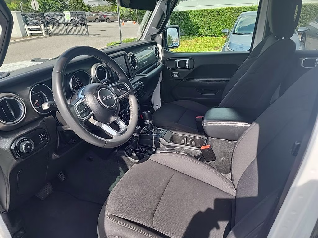 2023 White Jeep Wrangler Sahara 4X4 SUV