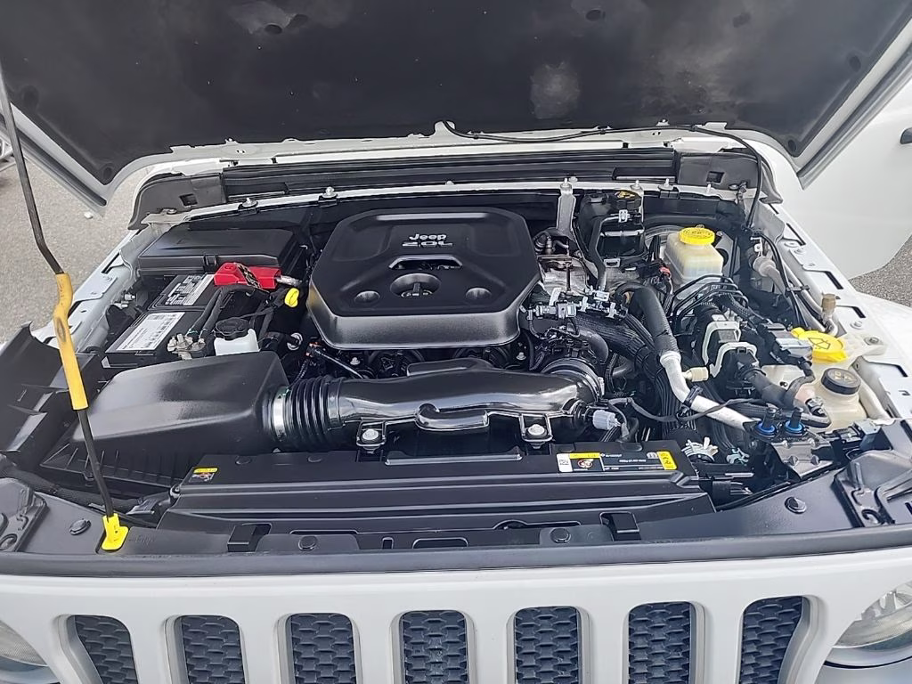 2023 White Jeep Wrangler Sahara 4X4 SUV