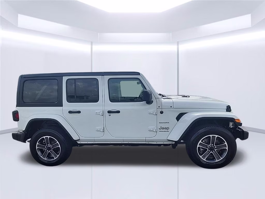 2023 White Jeep Wrangler Sahara 4X4 SUV