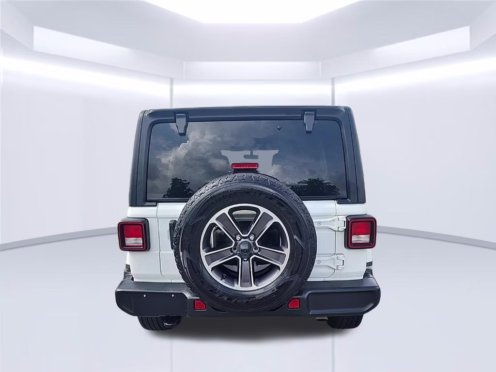 2023 White Jeep Wrangler Sahara 4X4 SUV