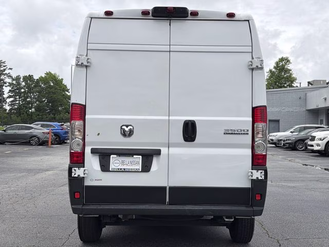 2025 Bright White Clearcoat Ram ProMaster 3500 High Roof FWD Van