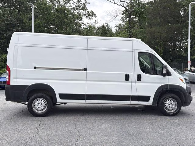 2025 Bright White Clearcoat Ram ProMaster 3500 High Roof FWD Van