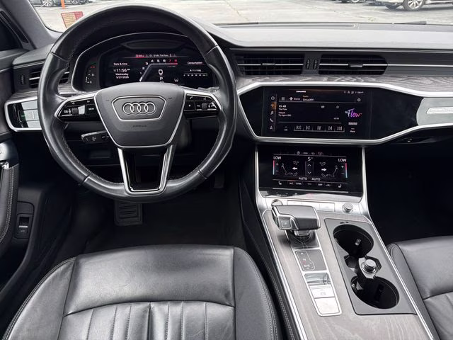 2024 Black Audi A6 55 Premium Plus AWD Sedan