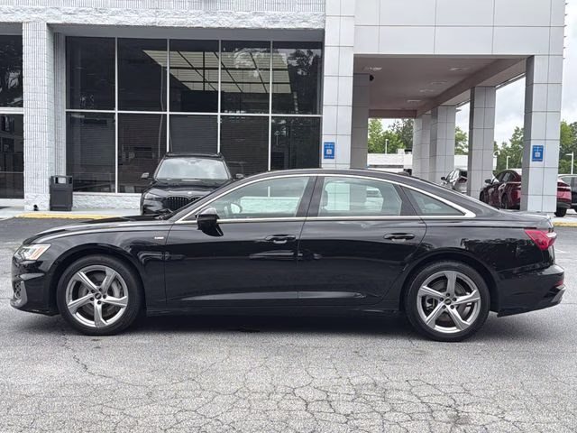 2024 Black Audi A6 55 Premium Plus AWD Sedan