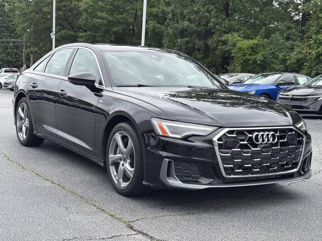 2024 Black Audi A6 55 Premium Plus AWD Sedan