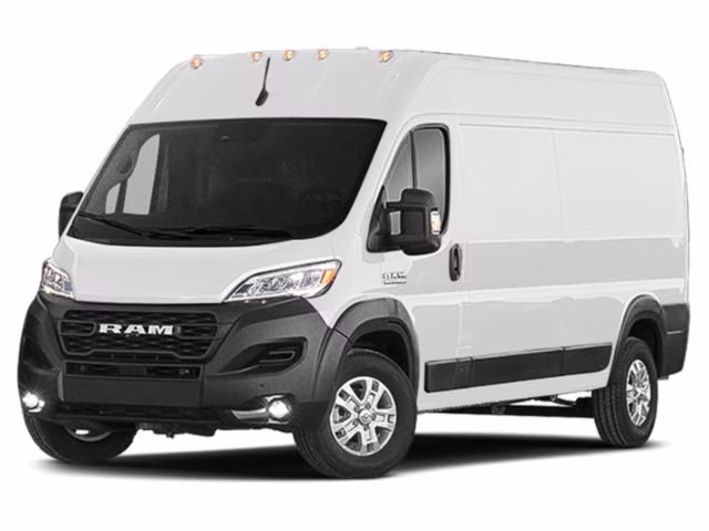 2025 Bright White Clearcoat Ram ProMaster 3500 High Roof FWD Van