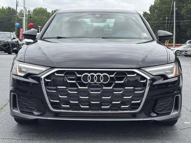 2024 Black Audi A6 55 Premium Plus AWD Sedan