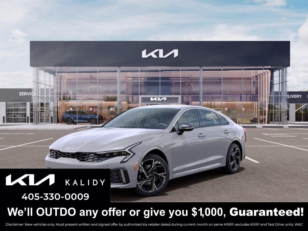 2026 Gray Kia K5 GT-Line FWD Sedan